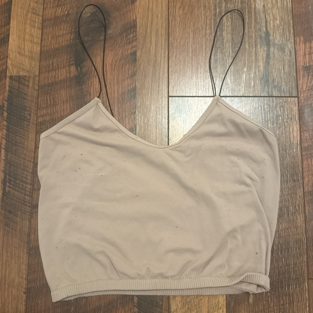 Belk Beige Crop Top